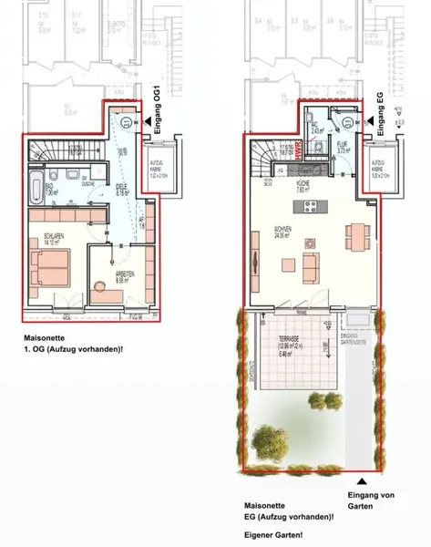 Schöne Maisonette-Gartenwohnung mit Südterrasse – ruhig und zentral im Viktoriaquartier / Kreuzberg — photo 1